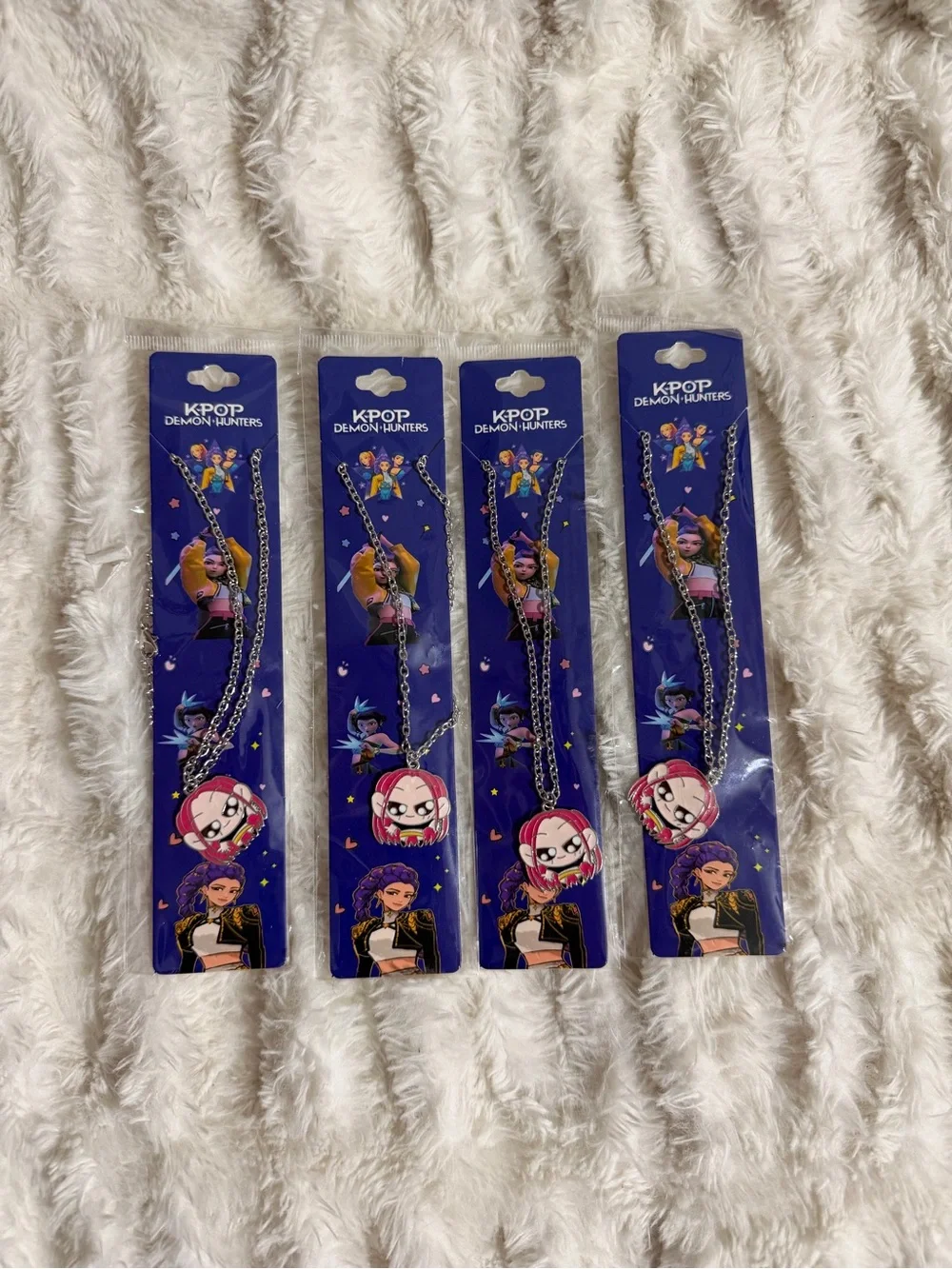 💜 KPop Demon Hunters 12 Pack Necklace Bundle | Rumi, Mira & Zoey | New 💜